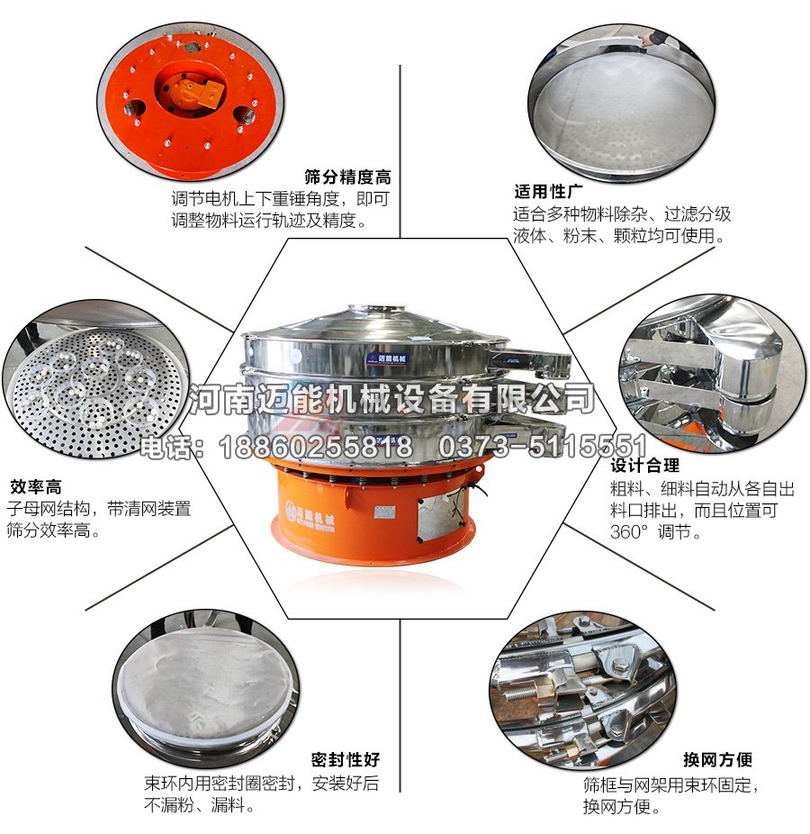 碳酸鈣振動(dòng)篩組成細(xì)節(jié)