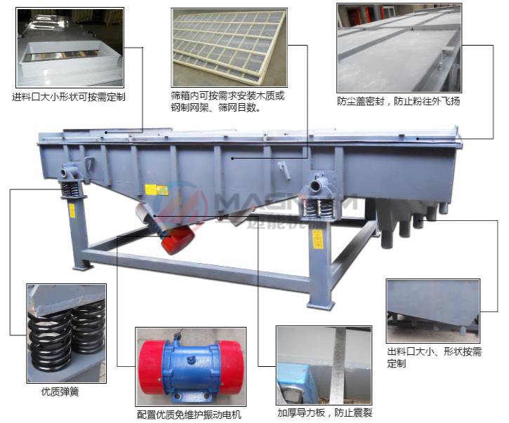 塑料片直線振動(dòng)篩